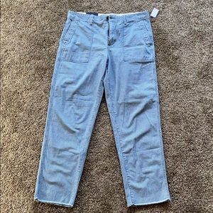 High Rise Straight Leg Khakis